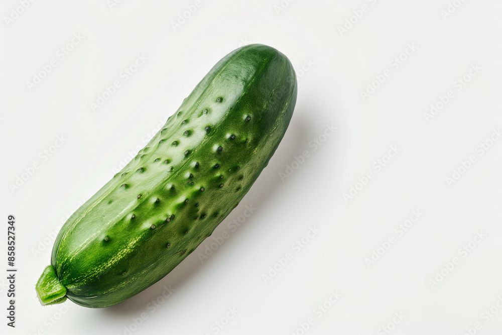 cucumbers on a white background cucumbers on a white background