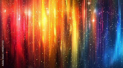 Vibrant vertical rainbow background wallpaper