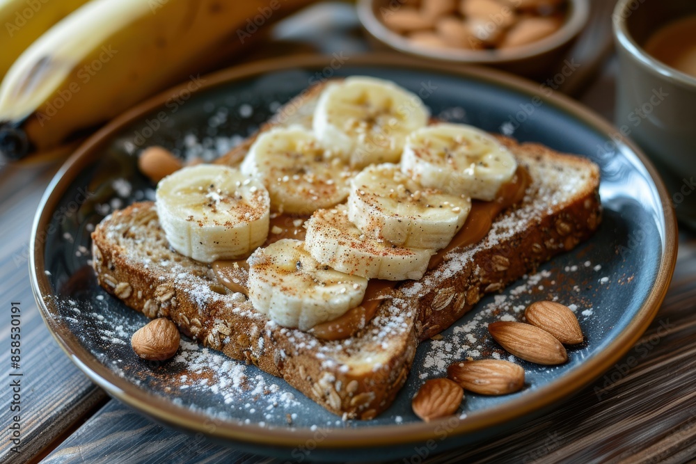 Banana Almond Butter Toast - A Delicious & Healthy Breakfast Banana Almond Butter Toast - A Delicious & Healthy Breakfast