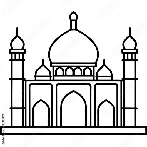 Mosque vector illustration
