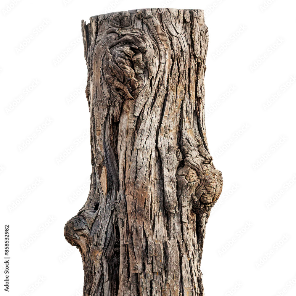 Tree Trunk Isolated on White Background Tree Trunk Isolated on White Background
