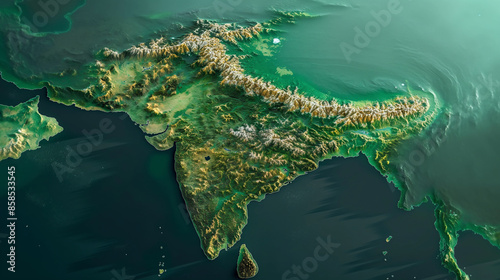 Indian map photo