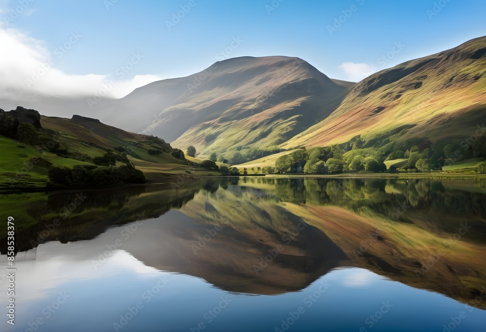 A view of the Lake District A view of the Lake District