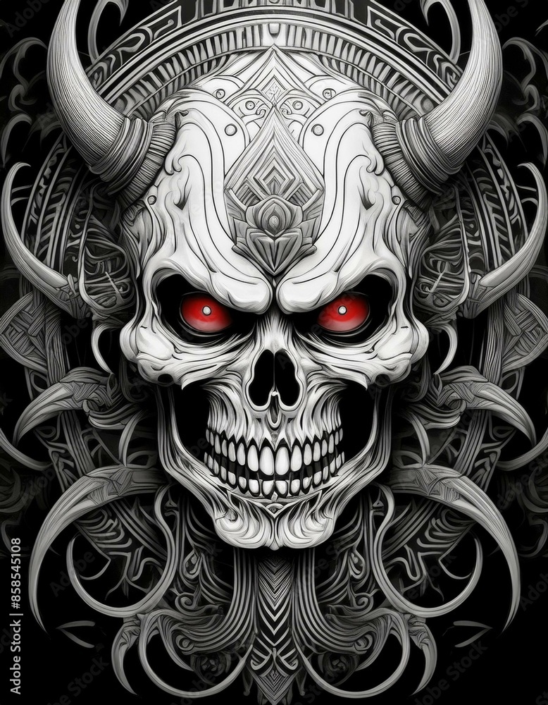 ilustración de demonios de estilo japonés 26 ilustración de demonios de estilo japonés 26