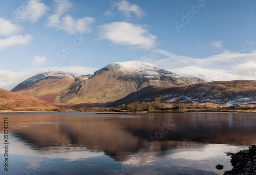 A view of the Scottish Highlands near Ben Nevis
