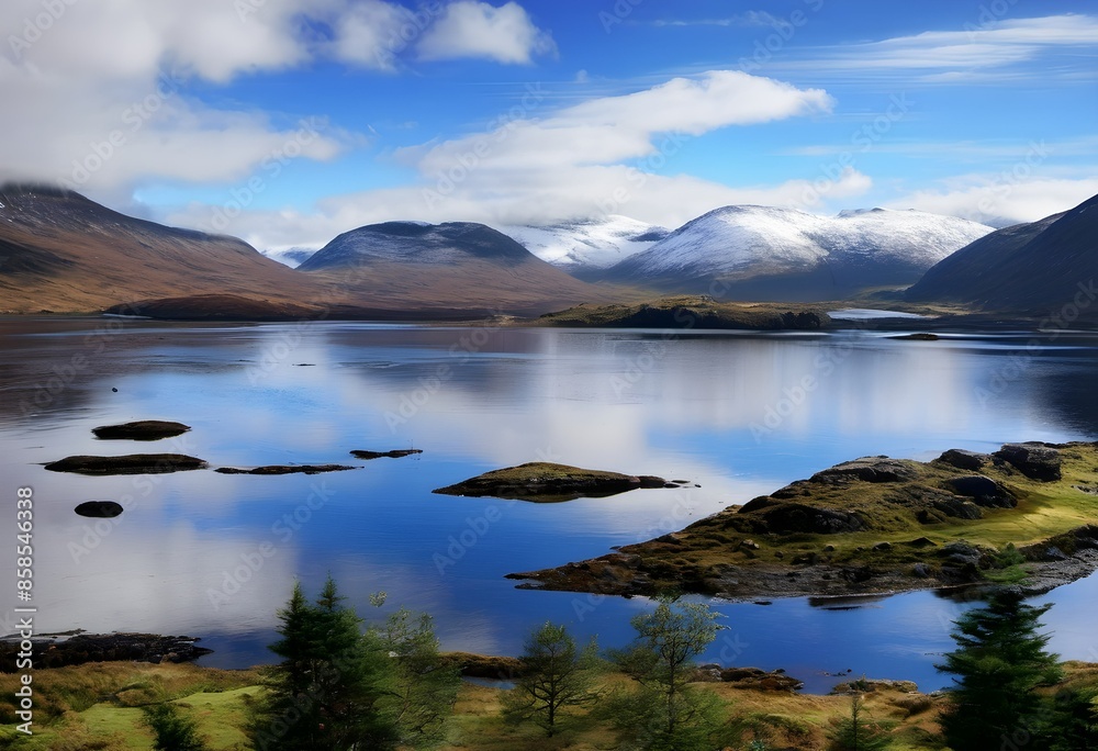 Fototapeta premium A view of the Scottish Highlands