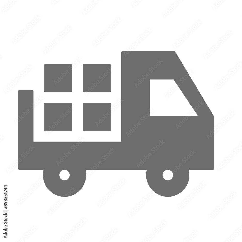 truck delivery icon vector design element 