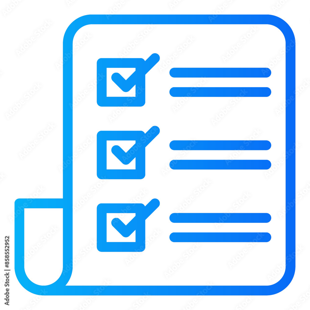 Planning line gradient icon vector for mobile app, website, logo and presentation design. Planning line gradient icon vector for mobile app, website, logo and presentation design.