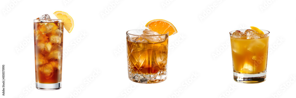 Boilermaker cocktail isolated on transparent background Boilermaker cocktail isolated on transparent background