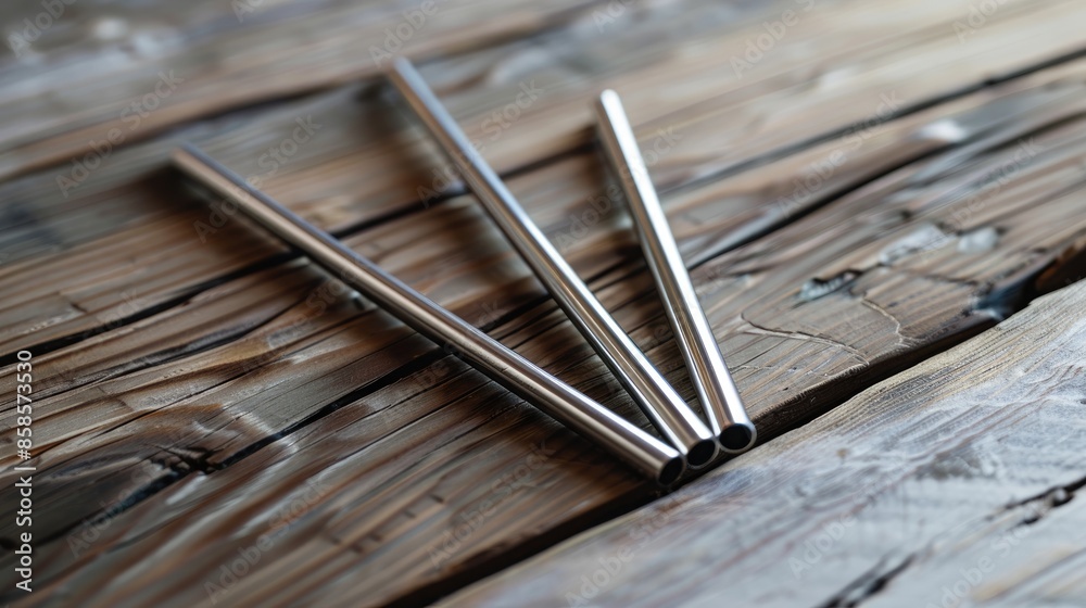 Environmentally friendly metal straw for sustainability Environmentally friendly metal straw for sustainability