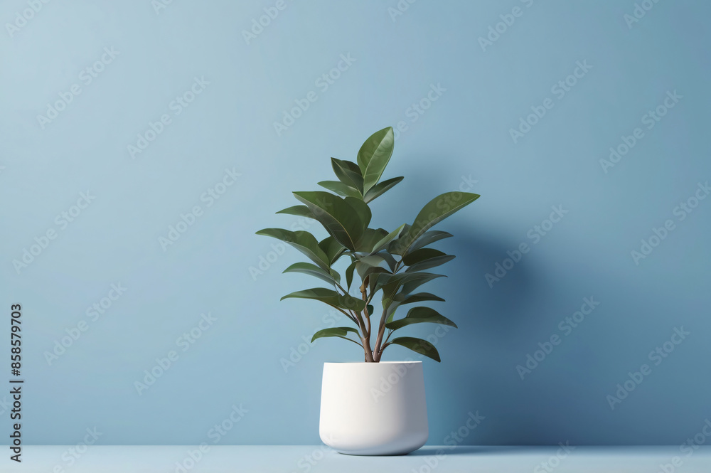 plant in a vase on the table plant in a vase on the table