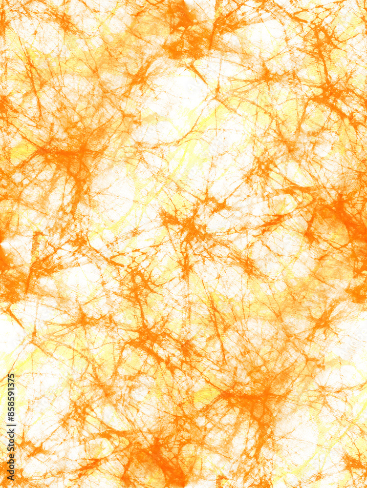 Watercolor on paper. Abstract pattern like batik fabric. Seamless background in yellow tones. Watercolor on paper. Abstract pattern like batik fabric. Seamless background in yellow tones.