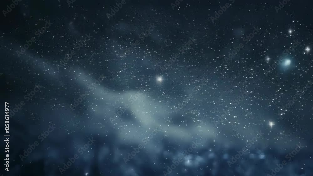 A starry night sky filled with countless twinkling stars and faint nebulous clouds. The serene nighttime scene evokes a sense of wonder and calm. The dark tones of the sky contrast beautifully with A starry night sky filled with countless twinkling stars and faint nebulous clouds. The serene nighttime scene evokes a sense of wonder and calm. The dark tones of the sky contrast beautifully with