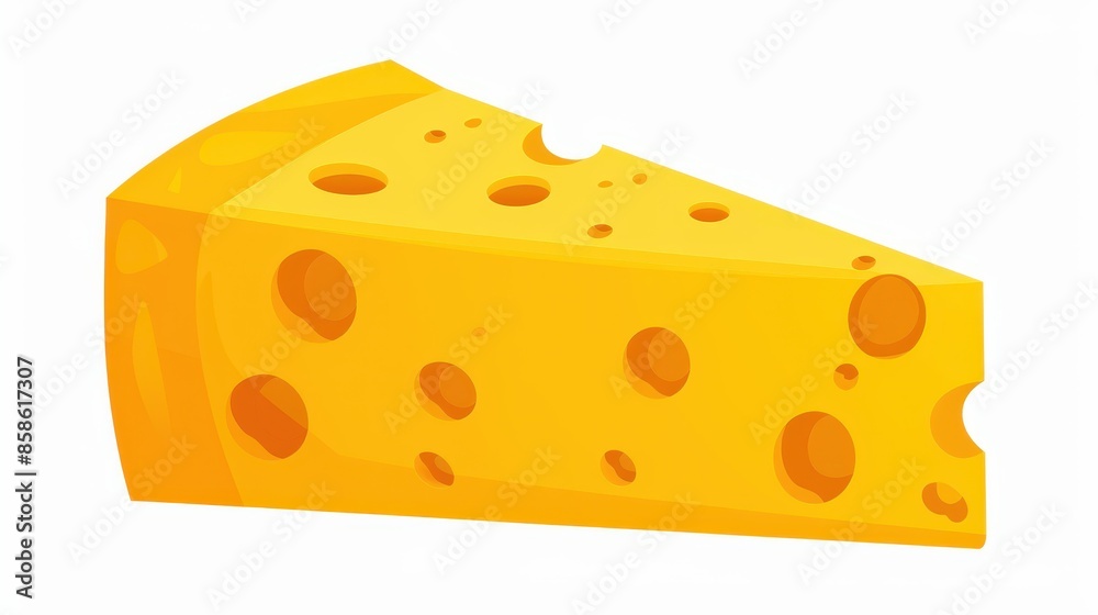 A close view of a slice of cheese with multiple holes in it, showcasing its texture and dairy richness, suitable for culinary and food-oriented purposes. A close view of a slice of cheese with multiple holes in it, showcasing its texture and dairy richness, suitable for culinary and food-oriented purposes.
