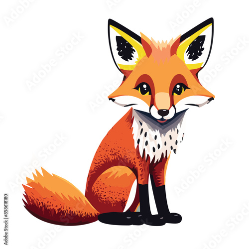 red fox cartoon photo