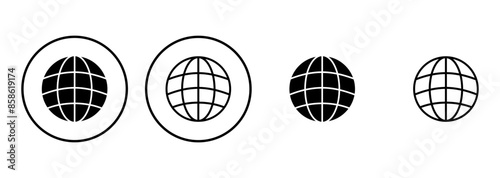 Web icon set. go to web icon. web click icon