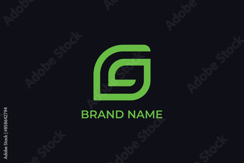 initial letter G minimal modern restaurant logo, G Cup of Tea vector logo Suited for Cafe, Tea Business, Nature Organic Products, Pharmacy, Medicine, Coffee, Cosmetics, 