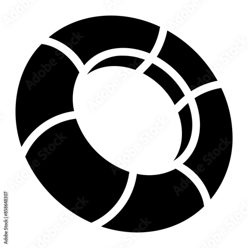 lifebuoy glyph icon