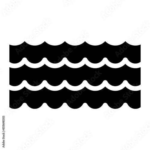 wave glyph icon
