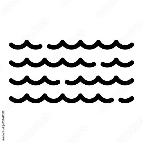 wave line icon
