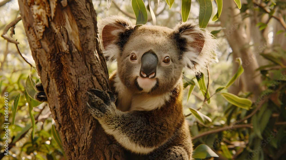 Fototapeta premium Curious koala.