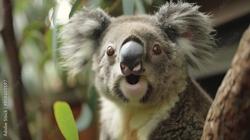 Obraz premium Curious koala. 