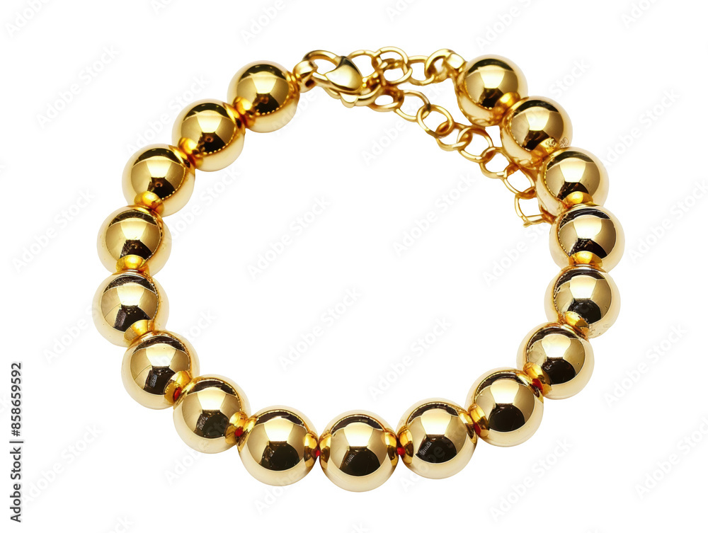Obraz premium A gold bracelet with a gold clasp