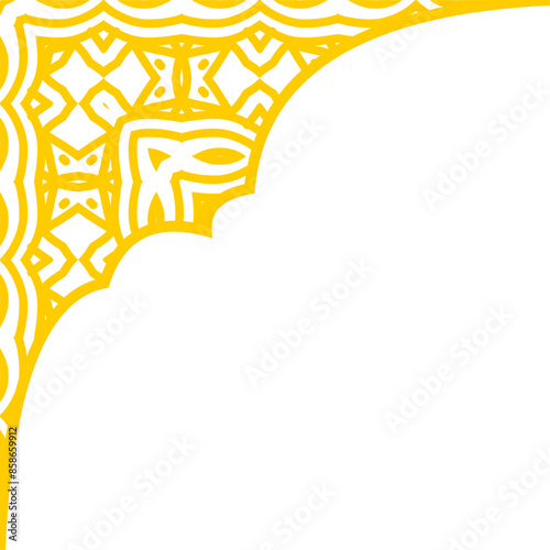 classic pattern corner ornament
