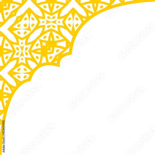 classic pattern corner ornament