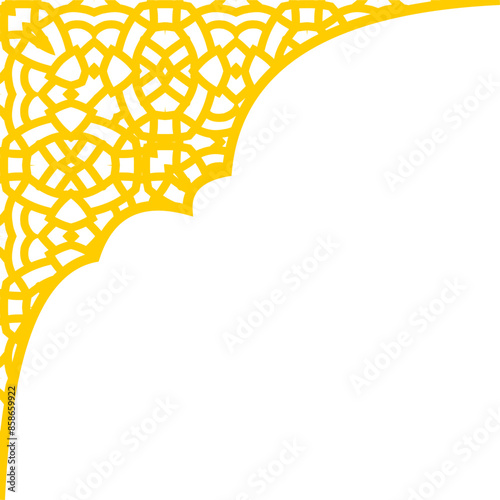 classic pattern corner ornament