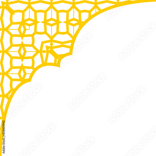 classic pattern corner ornament