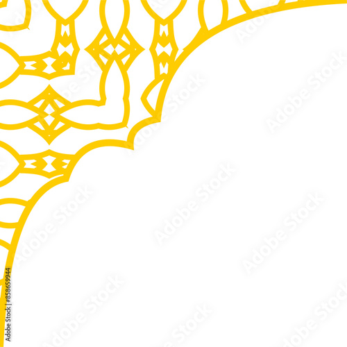 classic pattern corner ornament