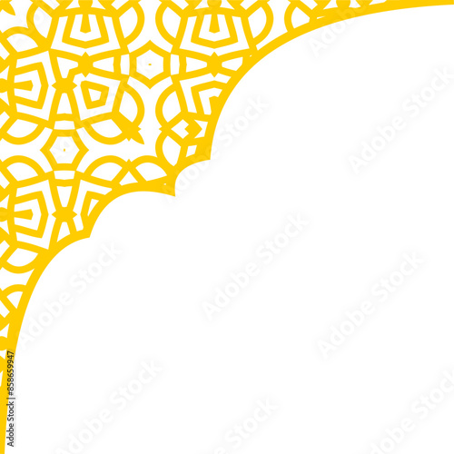 classic pattern corner ornament