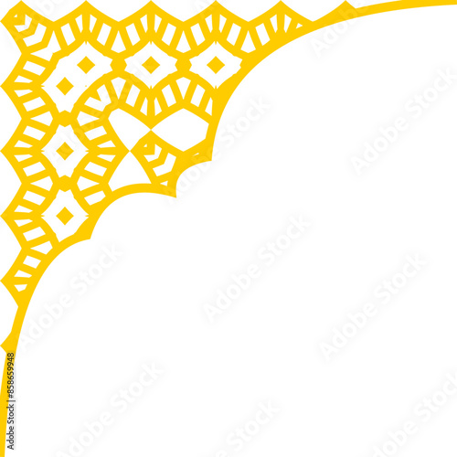 classic pattern corner ornament