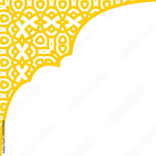 classic pattern corner ornament