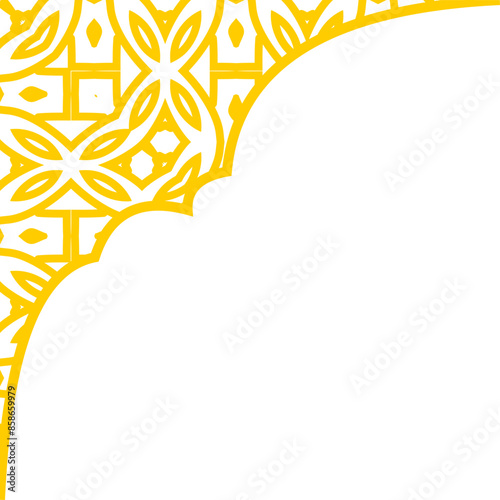 classic pattern corner ornament