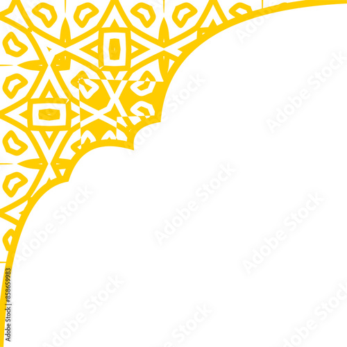 classic pattern corner ornament