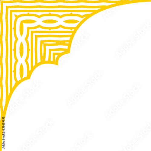 classic pattern corner ornament