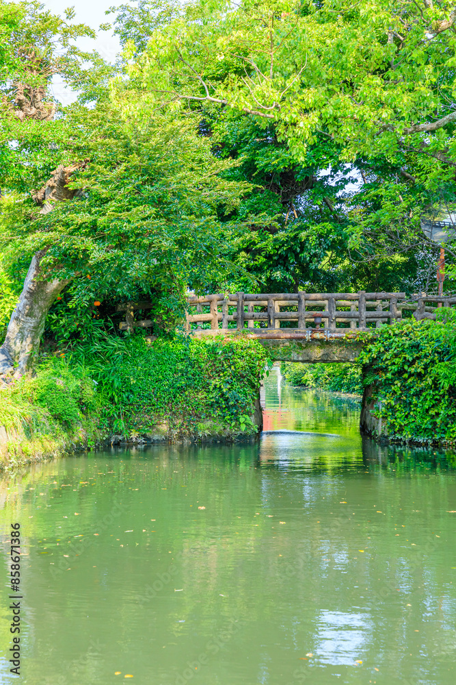 初夏の柳川城 弥兵衛門跡 福岡県柳川市 Early summer Yanagawa Castle Yaheimon ruins. 初夏の柳川城 弥兵衛門跡 福岡県柳川市 Early summer Yanagawa Castle Yaheimon ruins.