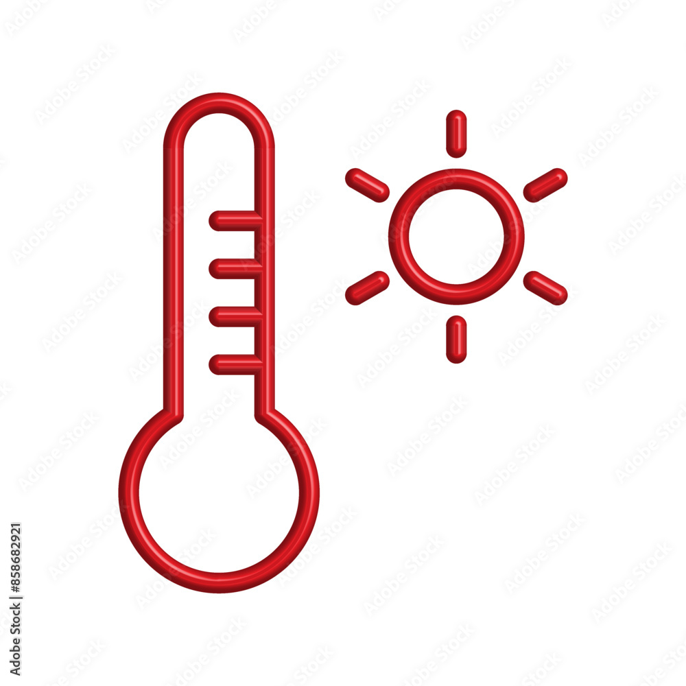 Illustration Vector graphic of thermometer icon Illustration Vector graphic of thermometer icon