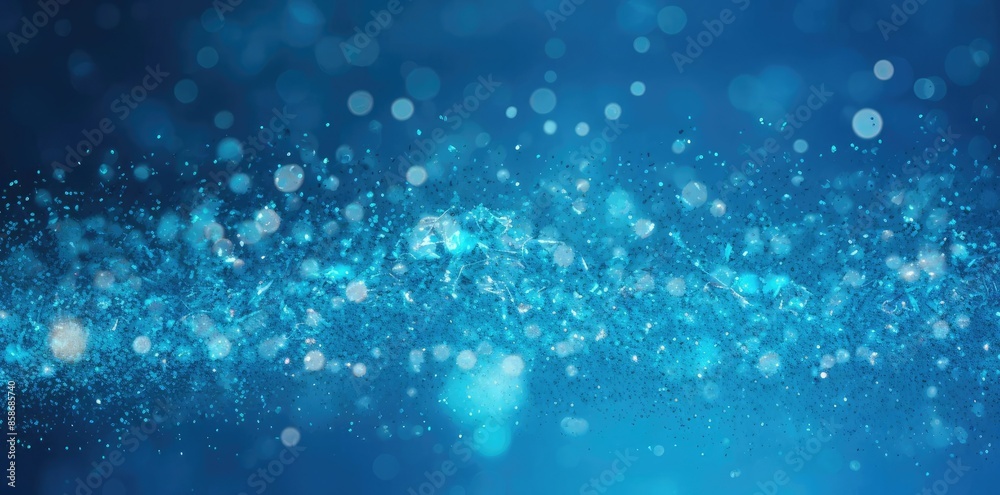 blue sparkle background with bokeh lights in the dark blue sparkle background with bokeh lights in the dark