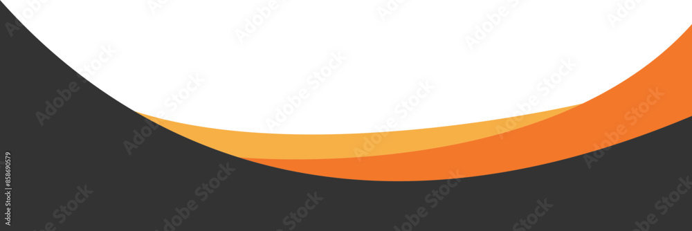 Obraz premium Wave Corner Shape Element