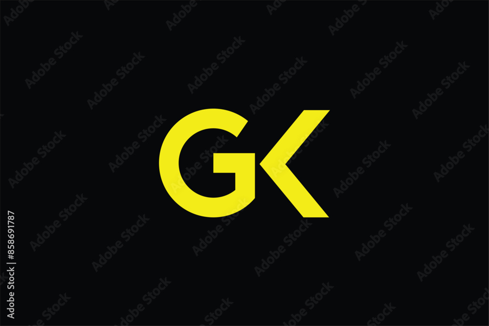 letter GK iconic consulting logo vector icon symbol, letter G forward arrow logo, letter G aircraft logo, letter G media player icon logo, letter G triangle logo, letter GK power sign logo
