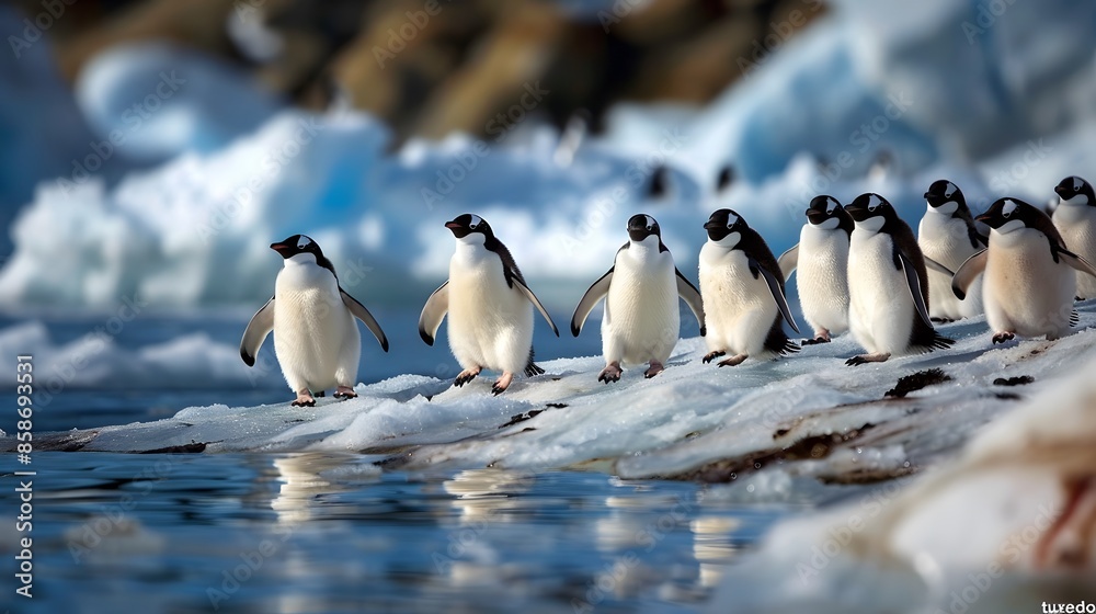 Obraz premium cute penguin. 