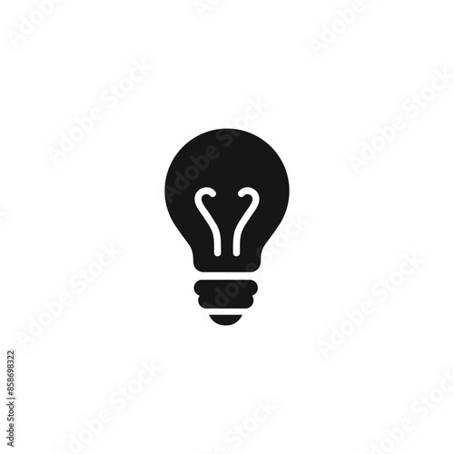 Lamp icon vector. EPS 10 editable vector