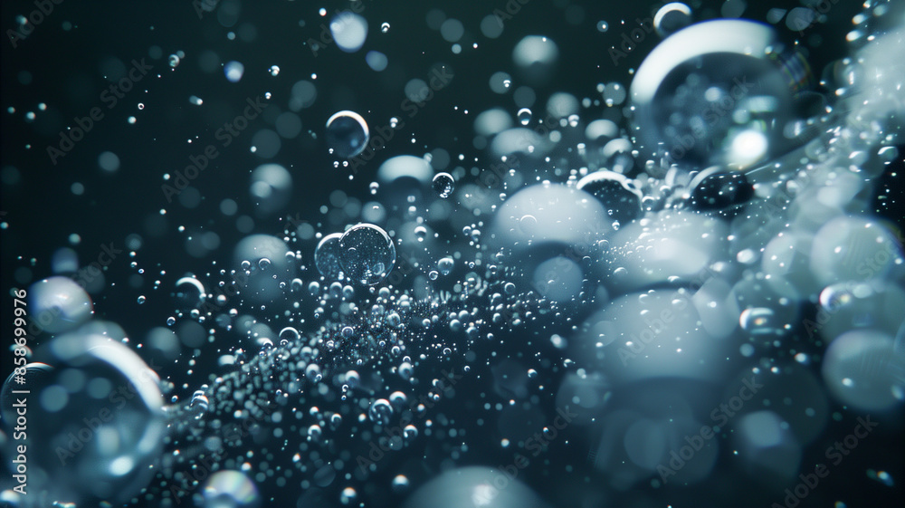 Countless bubbles float in a tranquil underwater scene, creating a sense of depth and serenity. Countless bubbles float in a tranquil underwater scene, creating a sense of depth and serenity.