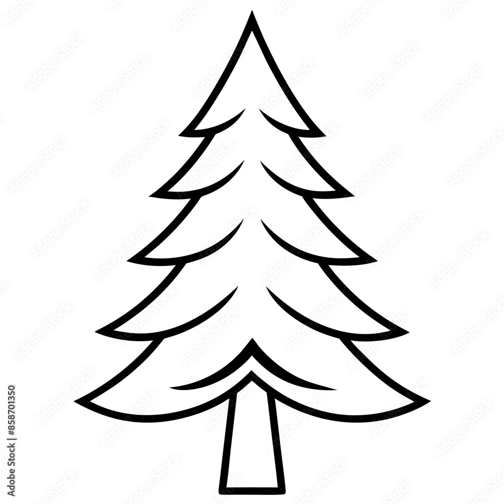 set of christmas trees vector illustrator set of christmas trees vector illustrator