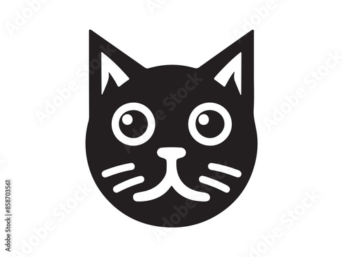 black cat face