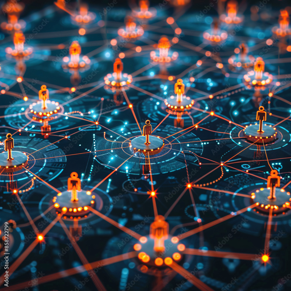 Connecting people and electronic devices worldwide through a global network, preserving and sharing data. International internet day concept. Connecting people and electronic devices worldwide through a global network, preserving and sharing data. International internet day concept.