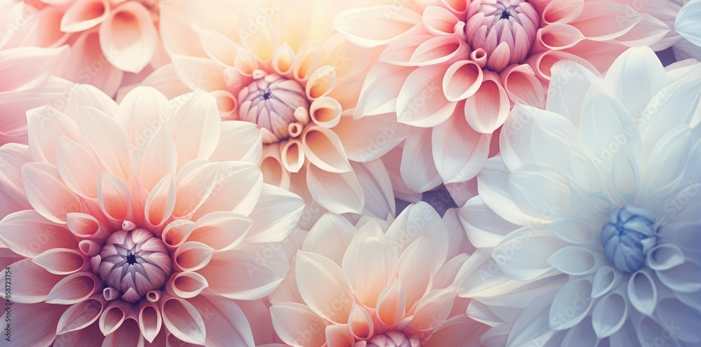 pastel flower background with white and pink flowers pastel flower background with white and pink flowers